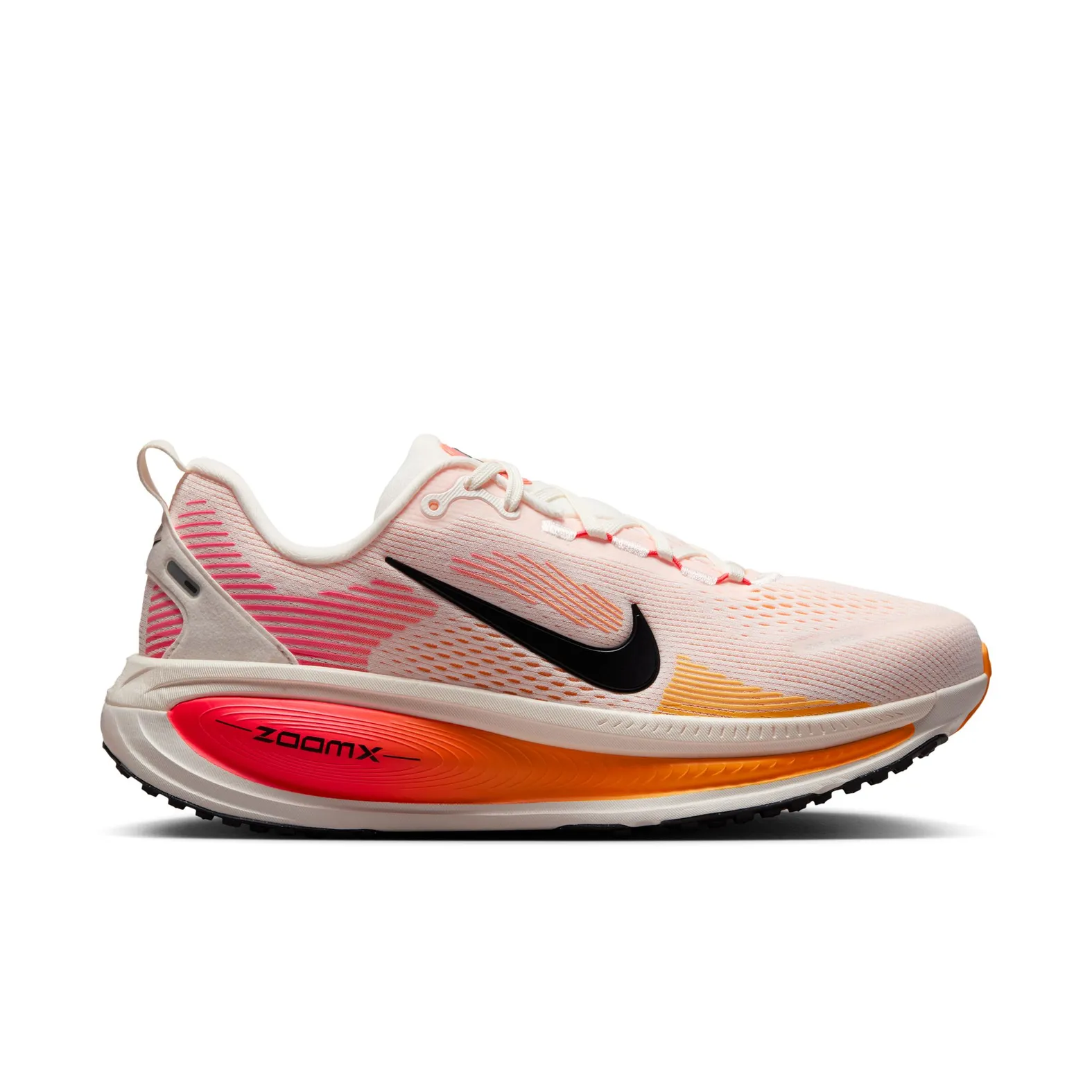 靴 Nike Women's Vomero 18 Nike Women Vomero 18 100-Sail/Bright Crimson/Laser Orange/Black